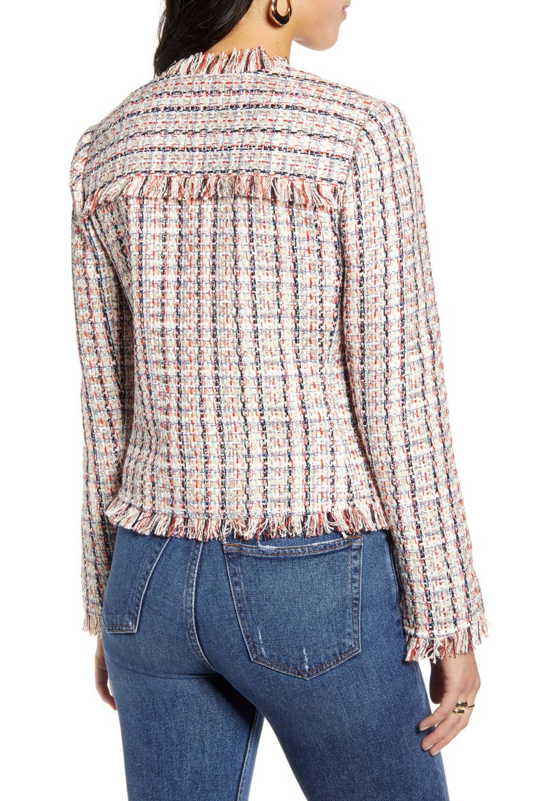 Tweed Jacket, Alternate, color, IVORY MULTI TWEED