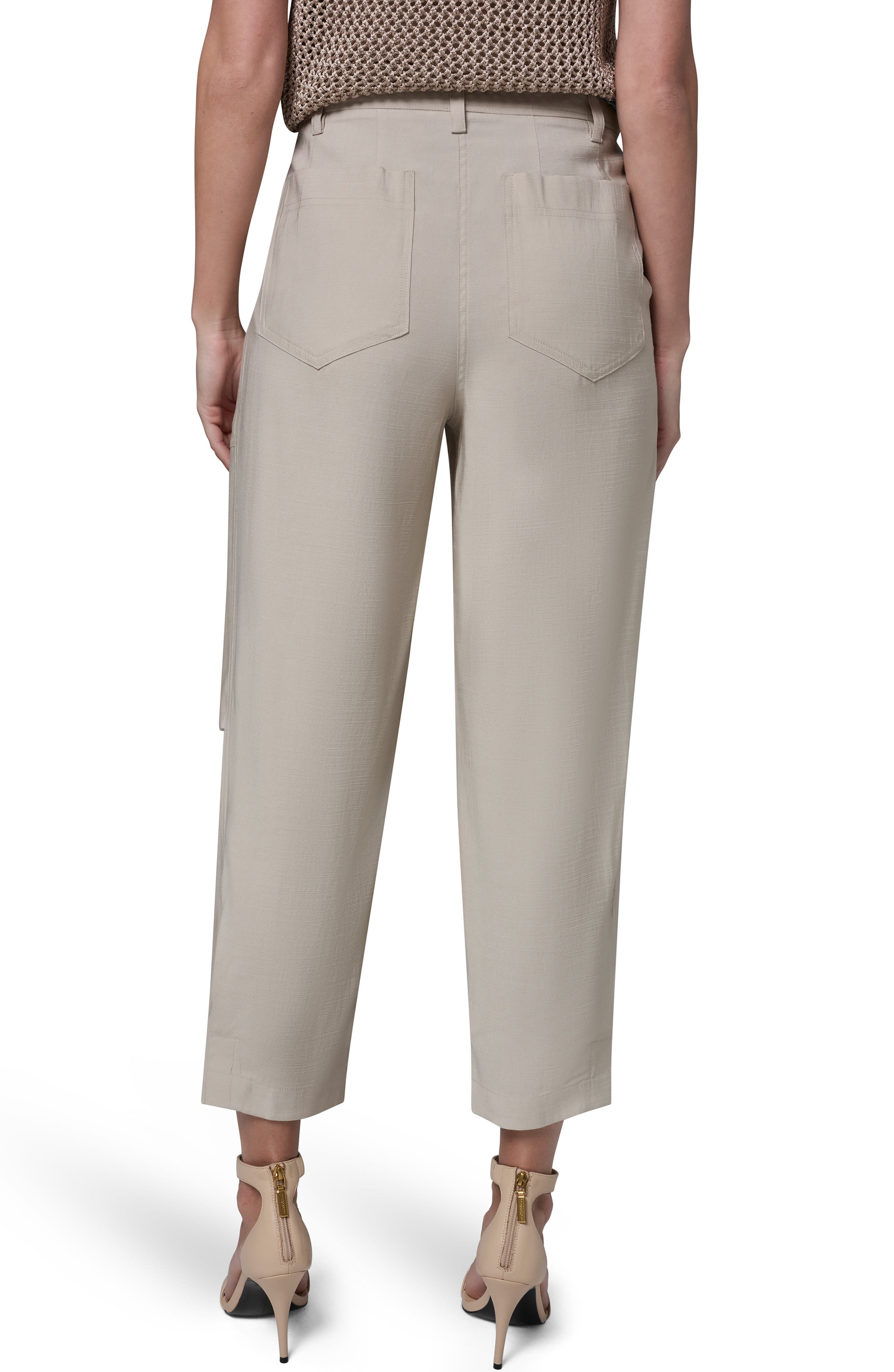 Pleated Crop Pants - image 2