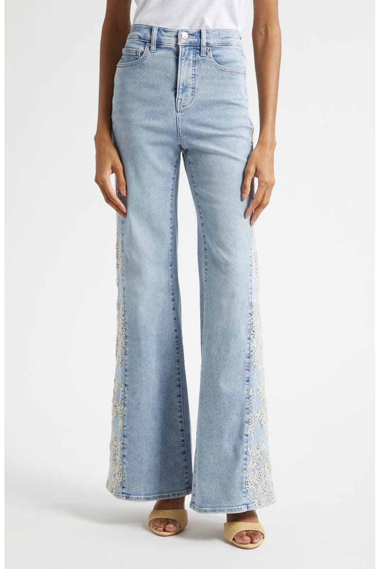 Joplin High Rise Wide Flare Leg Jeans, Main, color, SILVERWOOD MOON
