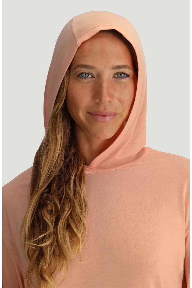 Elevate Lightweight Performance Hoodie, Alternate, color, LIGHT CORAL