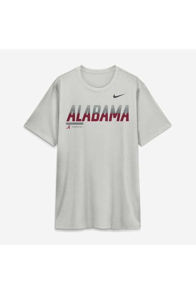 Men's Nike Gray Alabama Crimson Tide Sideline Legend Dri-FIT T-Shirt, Alternate, color, Gray