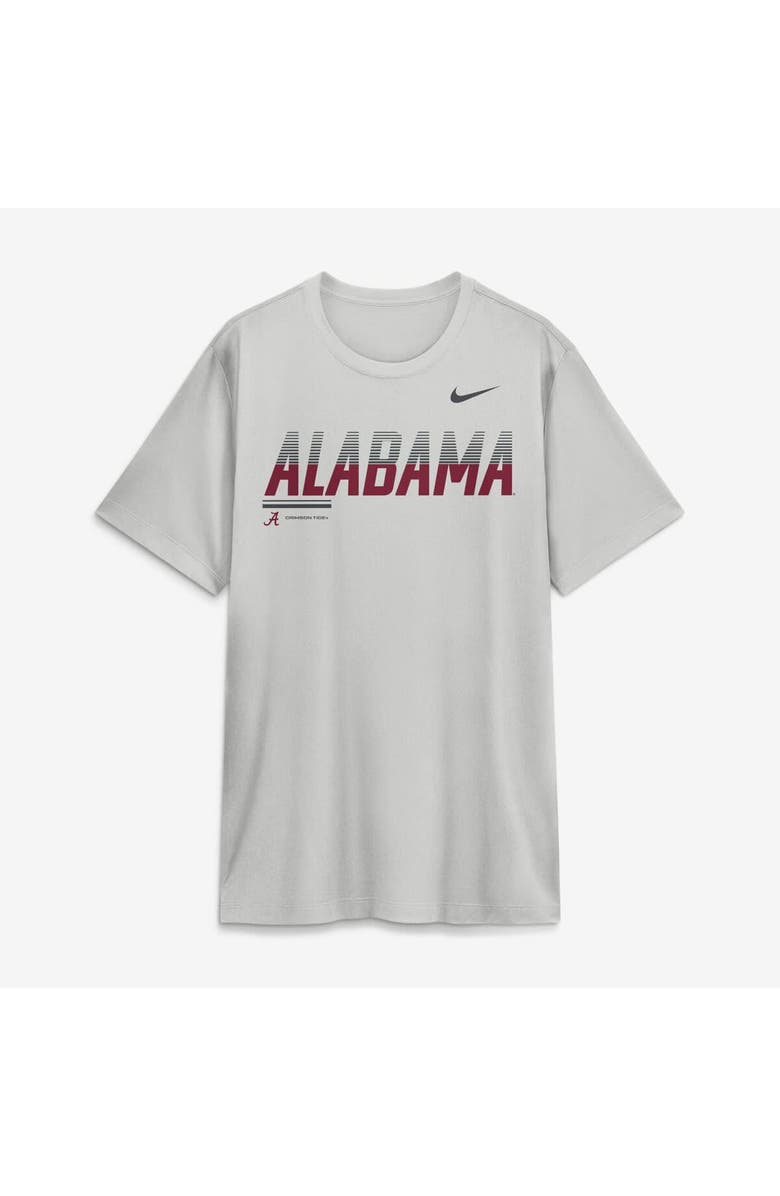 Nike Men's Nike Gray Alabama Crimson Tide Sideline Legend Dri-FIT T-Shirt, Alternate, color, Gray