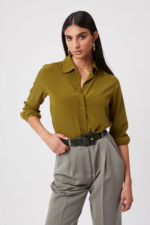 The Shirt By Rochelle Behrens The Signature Shirt In Green