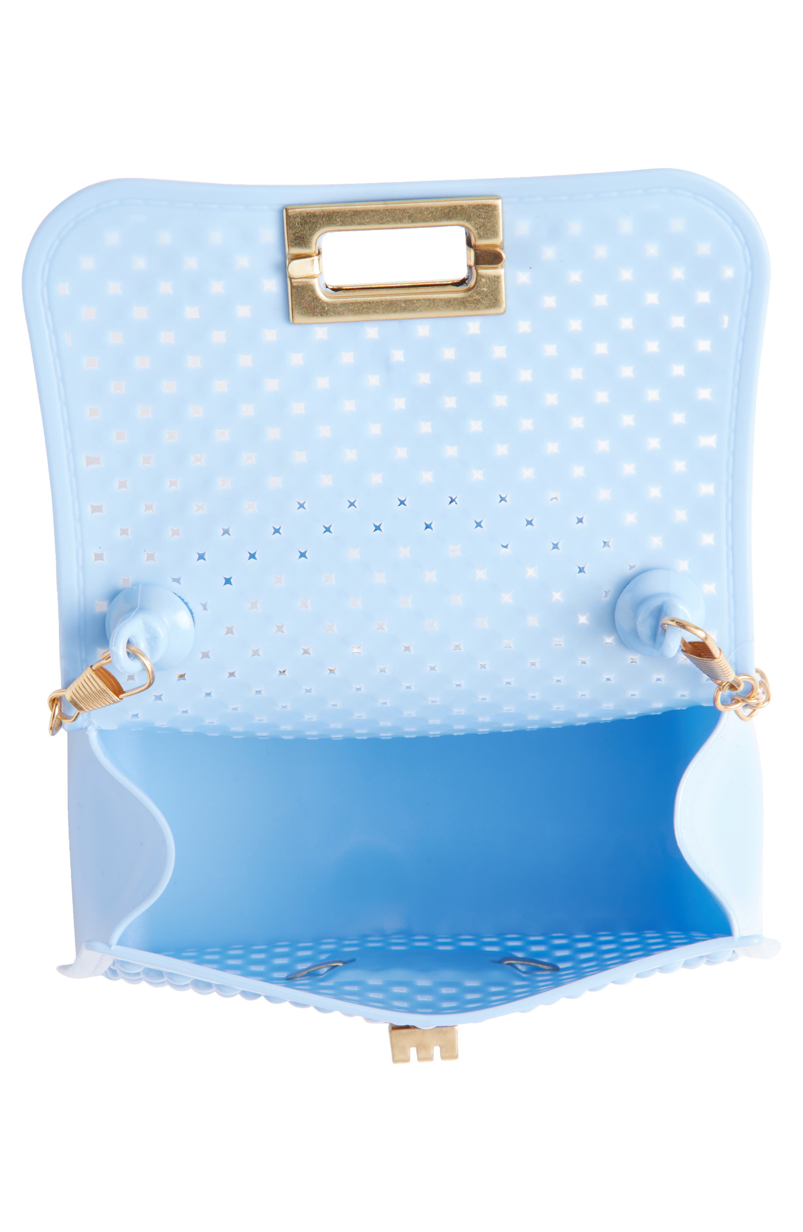 Ruby & Ry Kids' Blue Jelly Top Handle Bag, Alternate, color, Blue