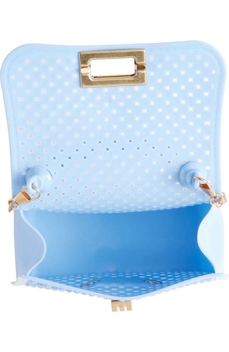 Ruby & Ry Kids' Blue Jelly Top Handle Bag, Alternate, color, Blue