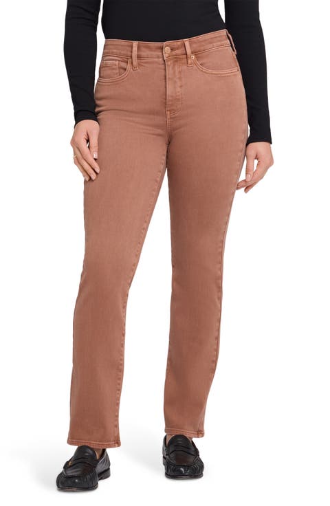 Marilyn High Waist Straight Leg Jeans