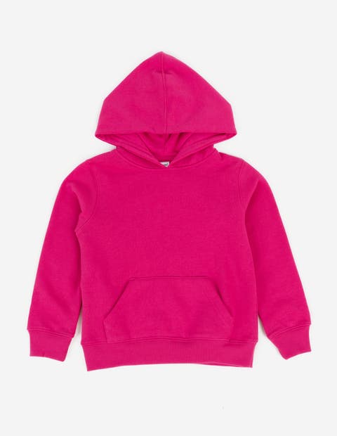 Kids Pullover Hoodie, Cotton Blend, Kangaroo Pocket, Solid Colors