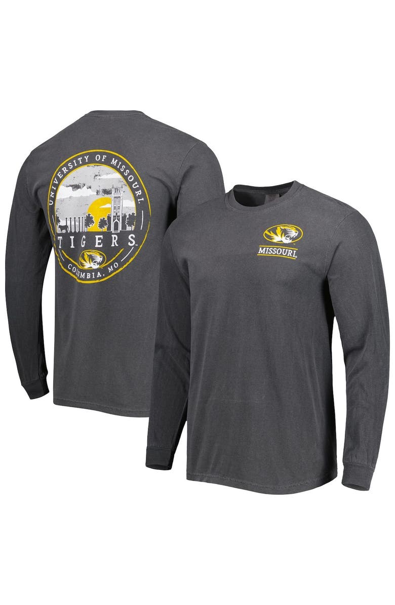 IMAGE ONE Men's Black Missouri Tigers Circle Campus Scene Long Sleeve T-Shirt, Alternate, color, 