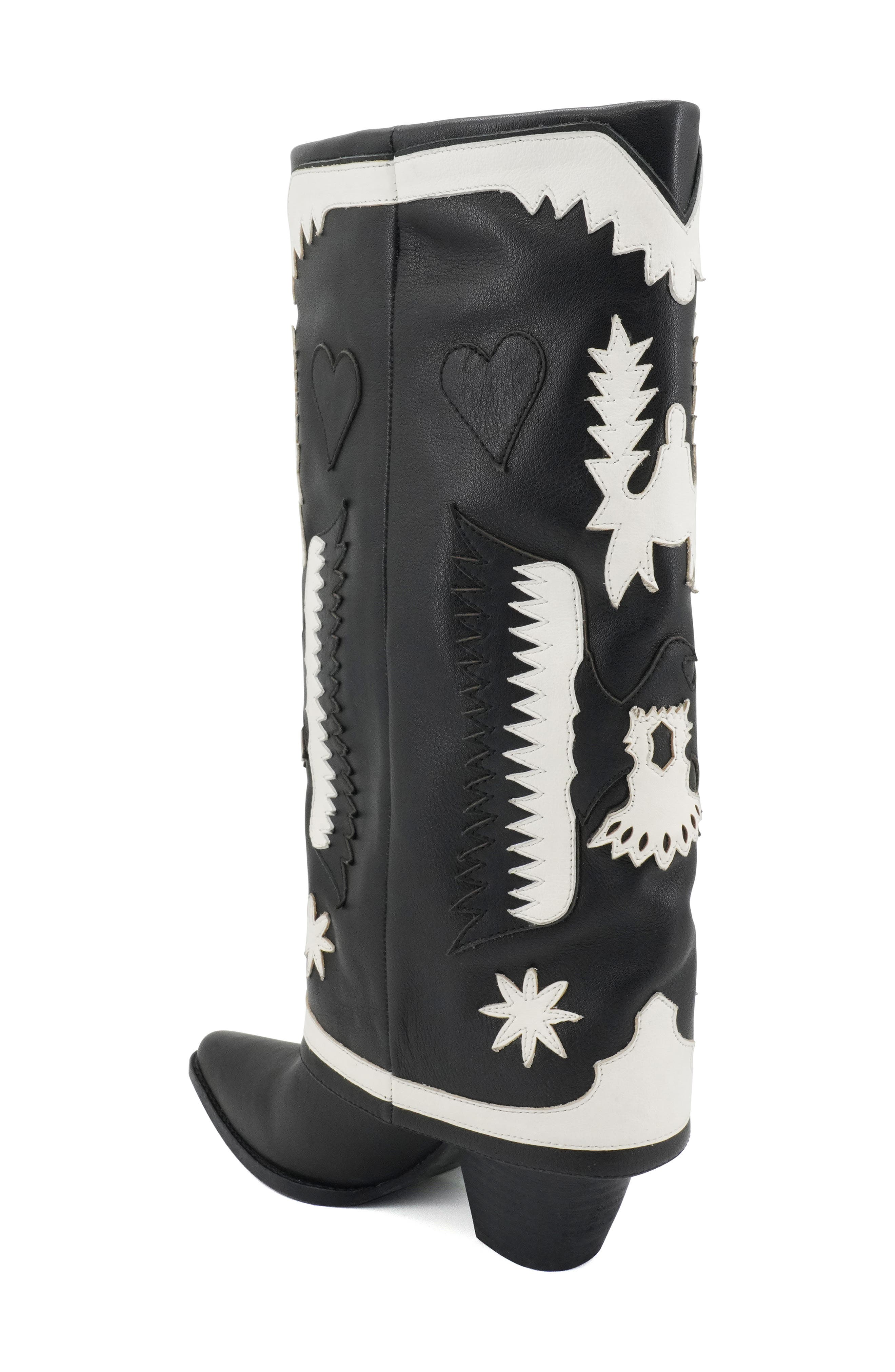 ZIGI Hungria Knee High Western Boot, Alternate, color, 