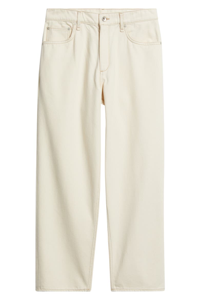 Baggy Authentic Rigid Straight Leg Jeans, Alternate, color, SEEDED ECRU