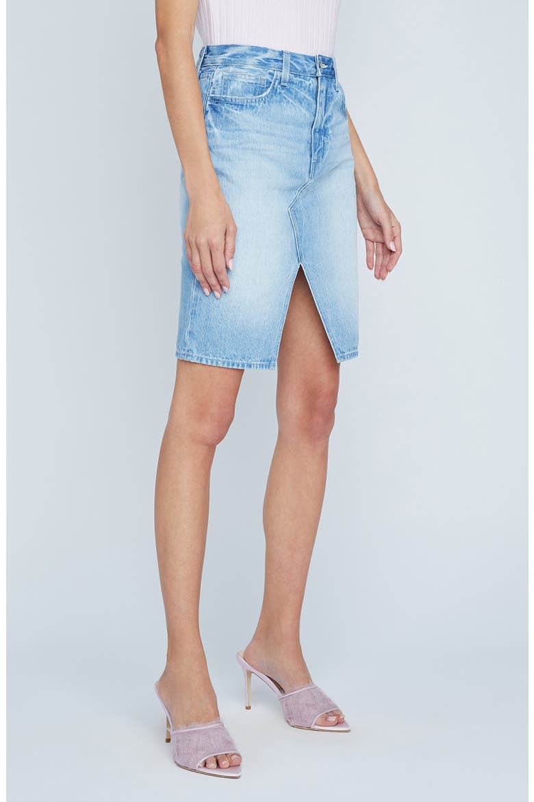 Tylee Denim Skirt, Alternate, color, PALISADE