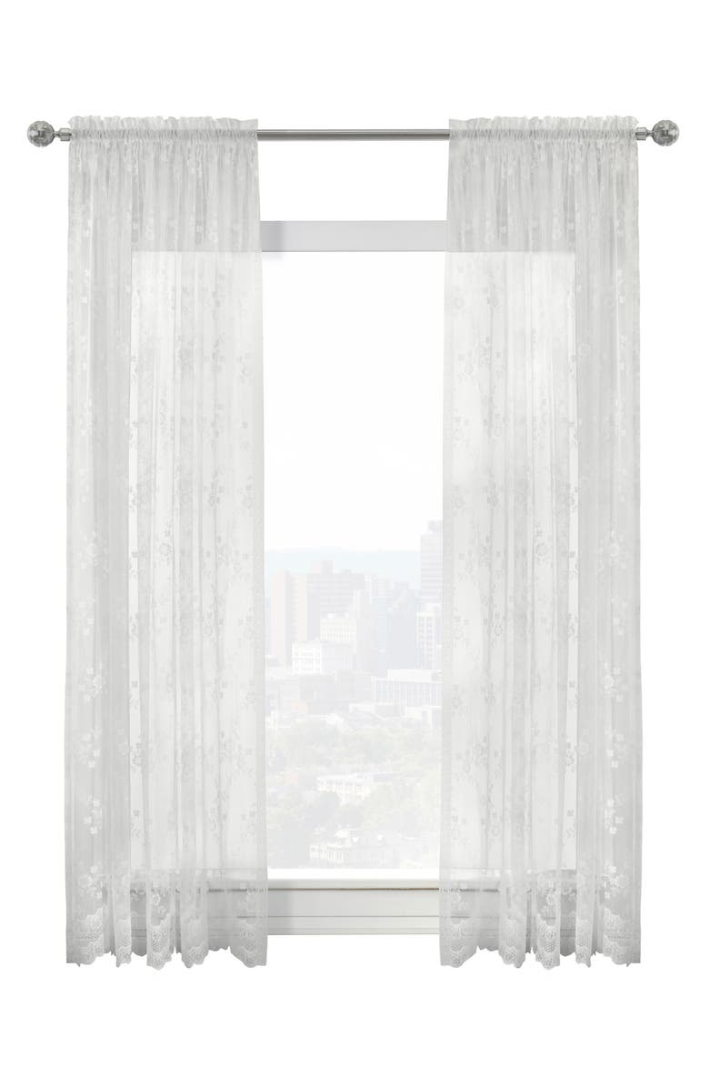 Outdoor Decor by Commonwealth Indoor Panel Curtain, Main, color, White