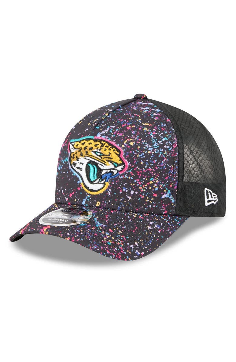 New Era Men's New Era Black Jacksonville Jaguars 2025 NFL Crucial Catch 9FORTY Adjustable Hat, Alternate, color, Black