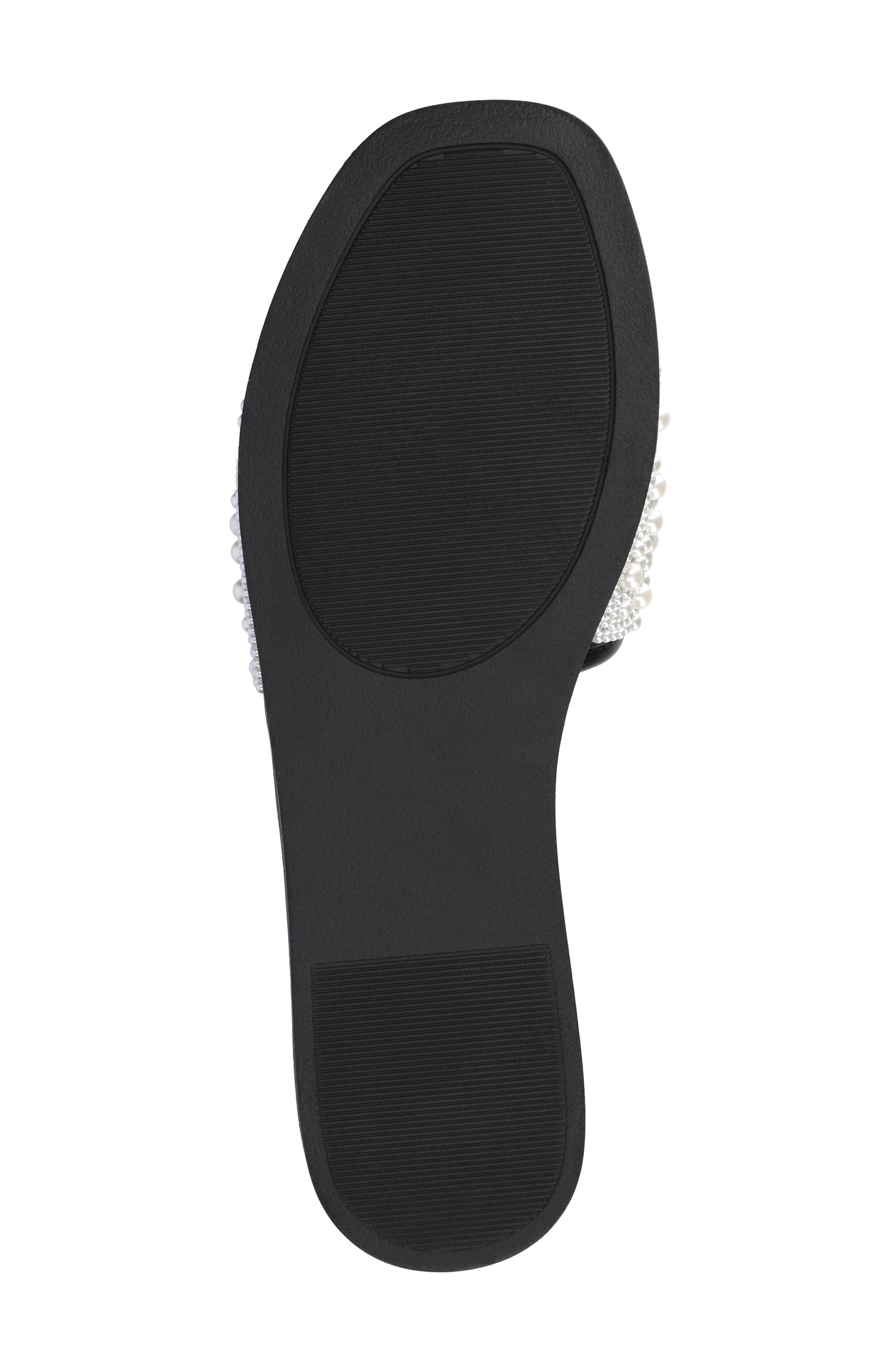 Journee Collection Precly Slide Sandal, Alternate, color, Black