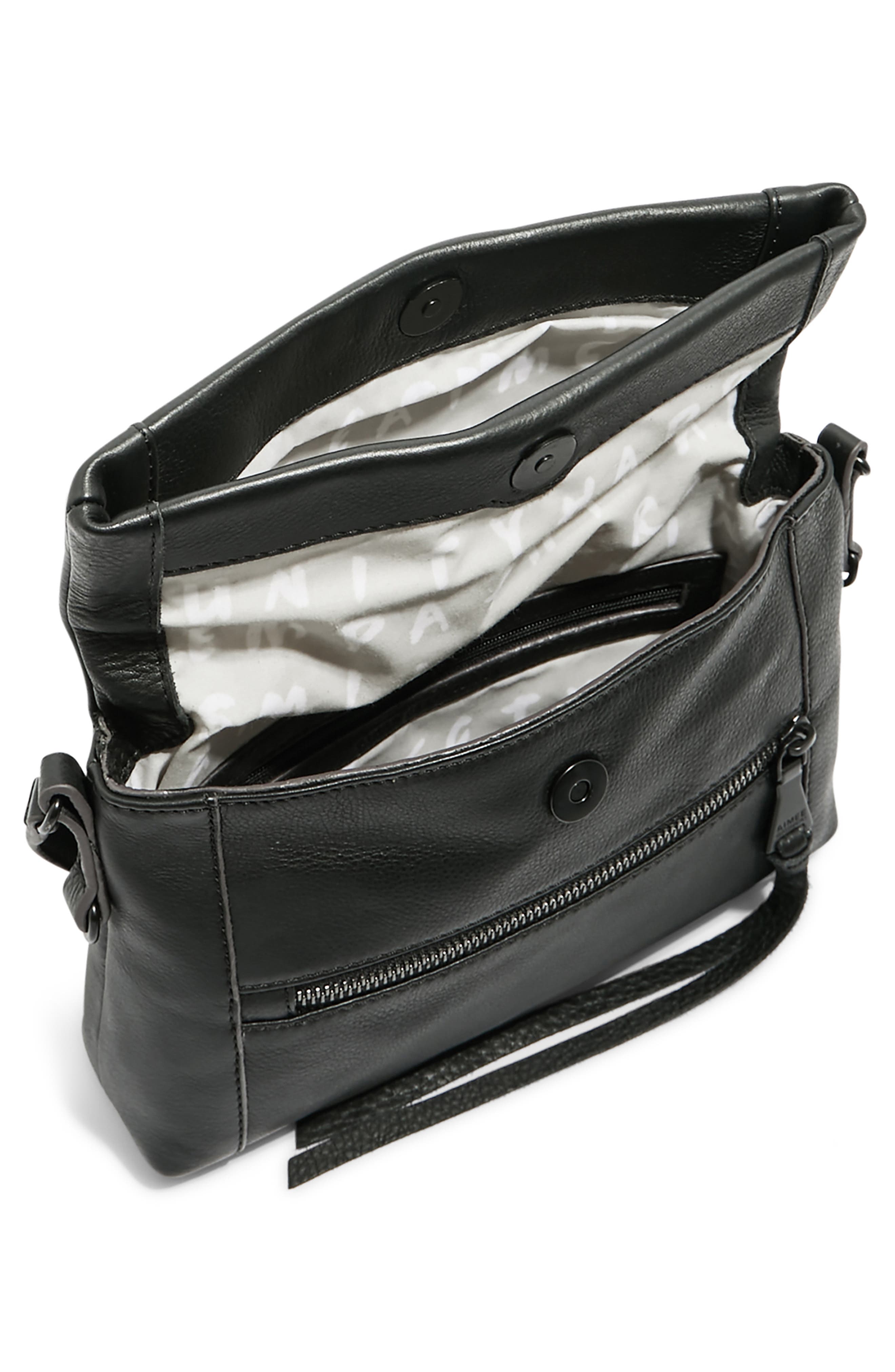 AIMEE Crosstown Double Entry Leather Crossbody Bag, Alternate, color, 