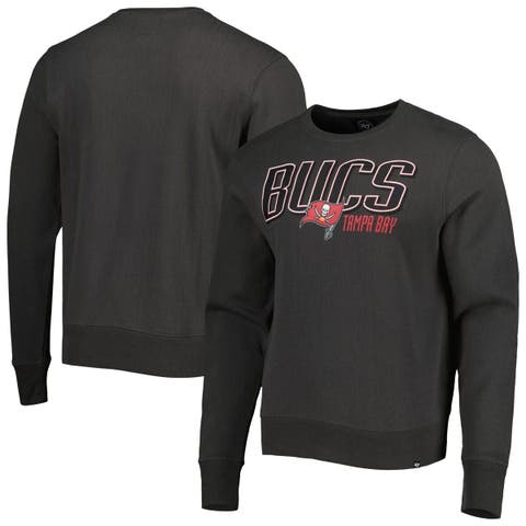 Men's '47 Charcoal Tampa Bay Buccaneers Locked In Headline Pullover Sweatshirt