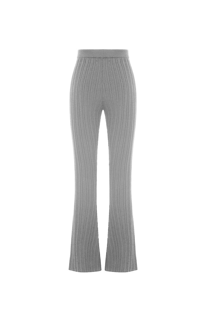 THEO The Label Pallas Rib Knit Bootcut Pant, Alternate, color, 