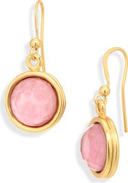 Karine Sultan Round Drop Earrings