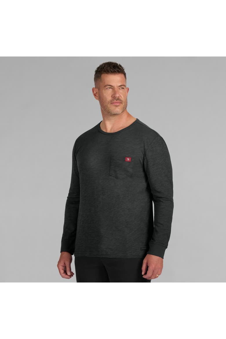 Men's J. Palmer Black San Francisco 49ers In-The-Pocket Long Sleeve T-Shirt, Alternate, color, Black