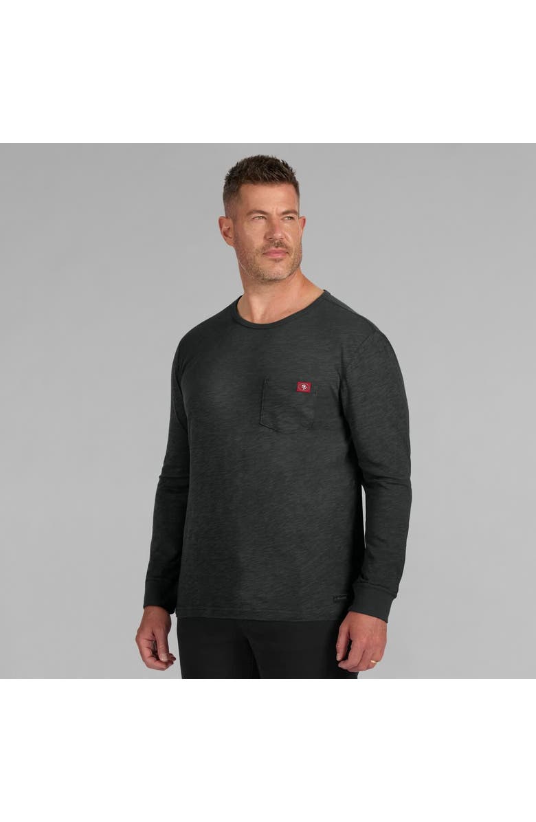 J. Palmer Men's J. Palmer Black San Francisco 49ers In-The-Pocket Long Sleeve T-Shirt, Alternate, color, Black