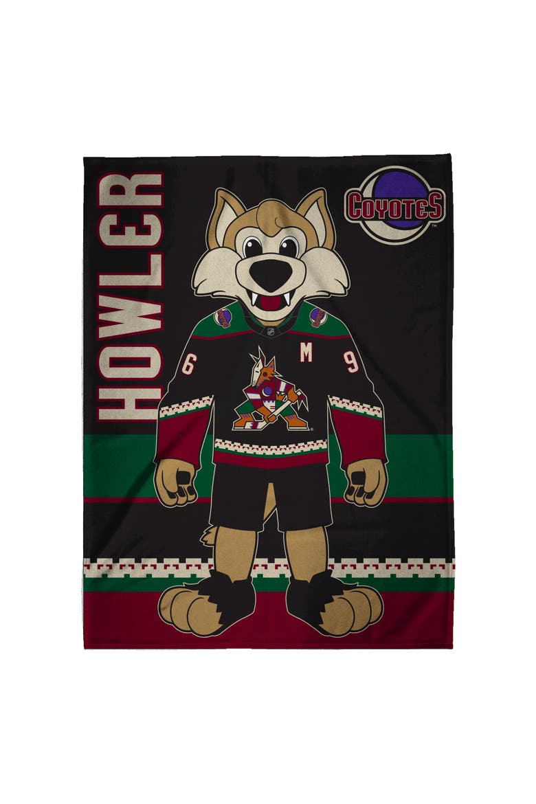 Arizona Coyotes Howler Mascot  60" x 80" Raschel Throw Blanket, Alternate, color, None