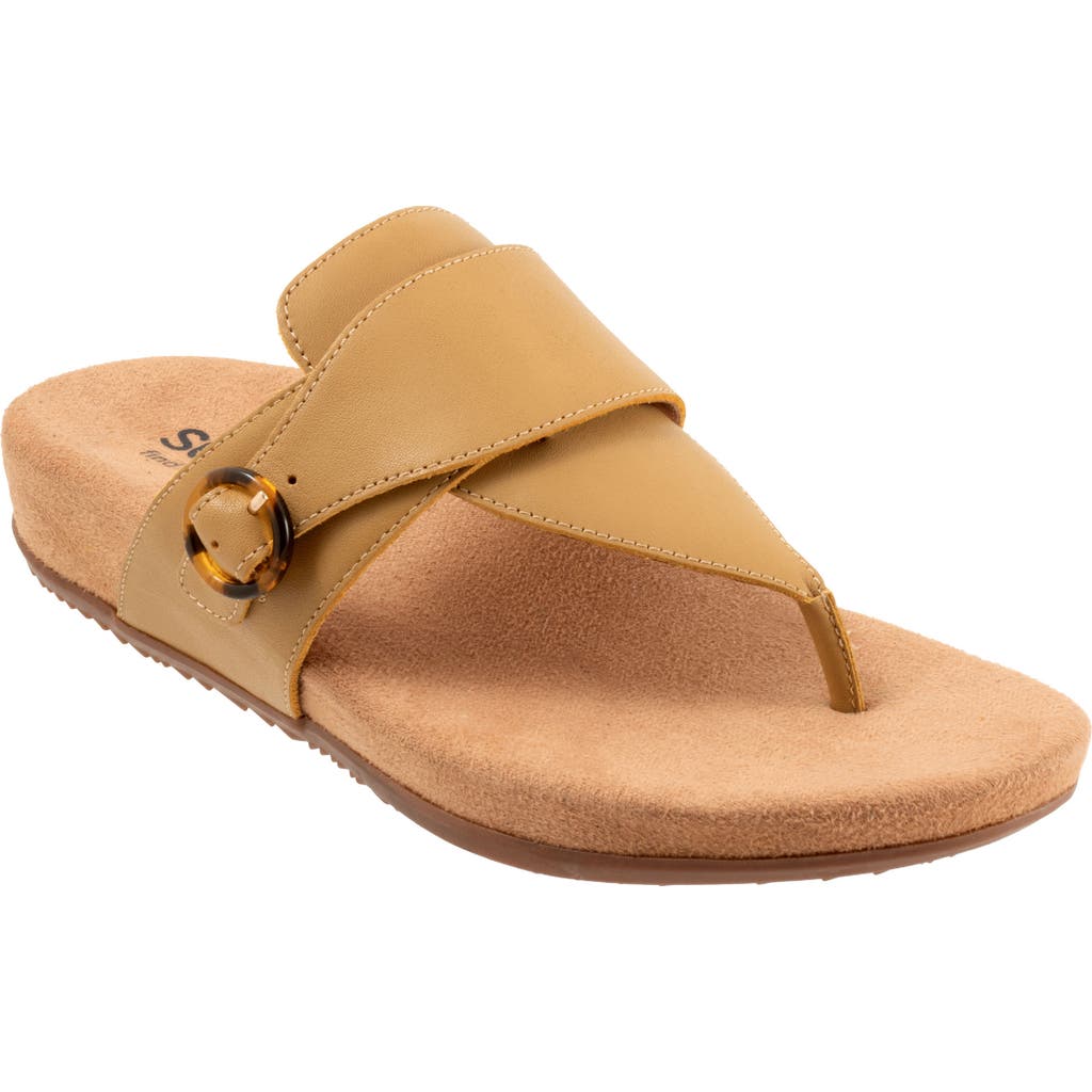 Softwalk ® Belize T-strap Sandal In Dusk Yellow