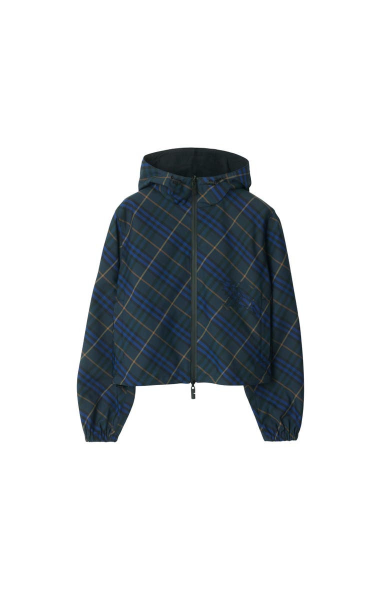Burberry Reversible Check Hooded Jacket, Alternate, color, 
