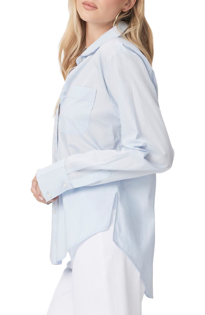 PAIGE Christa Cotton Button-Up Shirt, Alternate, color, 