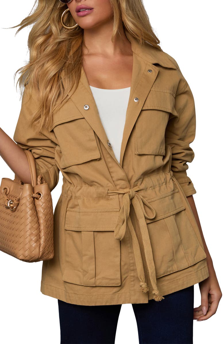 VICI Collection Stay Ready Cotton Twill Utility Coat, Main, color,