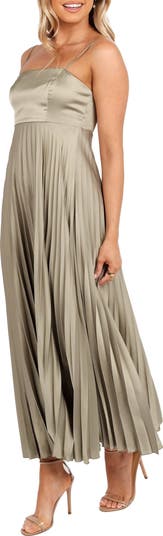 Naira Pleated Maxi Dress