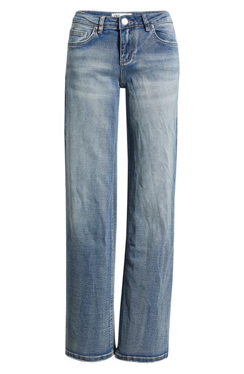 Bella Star Pocket Wide Leg Jeans