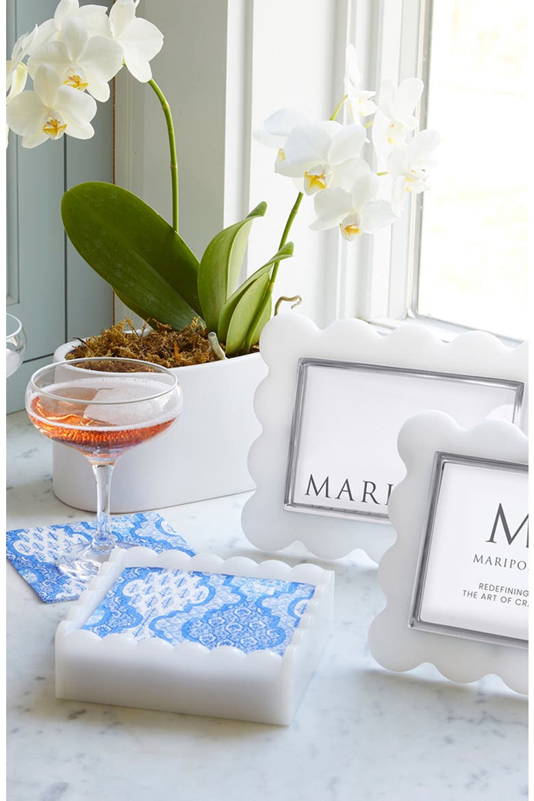Provençal Napkin Holder Set, Alternate, color, WHITE
