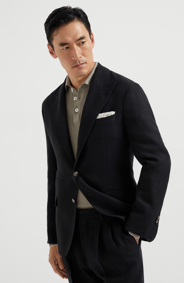 Brunello Cucinelli Blazer with peak lapel, Alternate, color, 