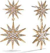 BaubleBar Lyra Starburst Drop Earrings