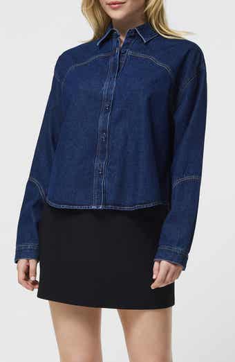 French Connection Archie Crop Denim Shirt