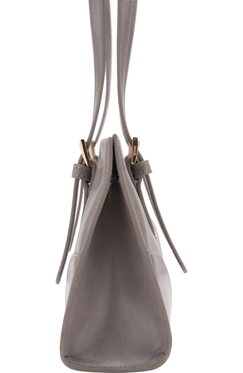 MANGO Buckles Faux Leather Shoulder Bag, Alternate, color,