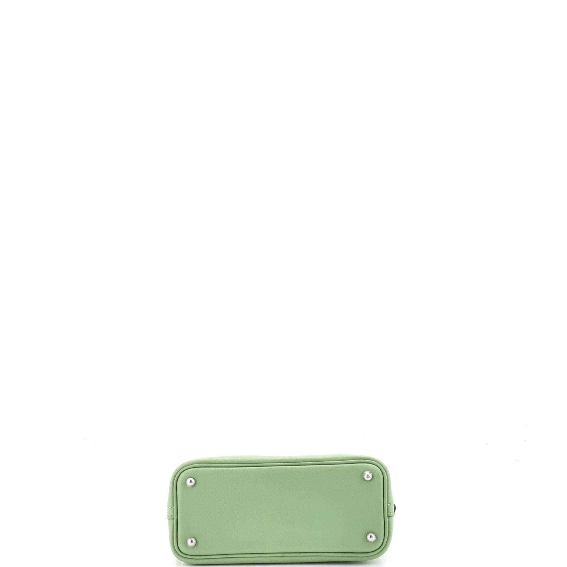 Pre-Owned Hermes Bolide 1923 Bag Evercolor Mini, Alternate, color, Vert Criquet