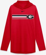 Nike Men's Nike Red Georgia Bulldogs Primetime Pattern Tri-Blend Dri-FIT Long Sleeve Hooded T-Shirt