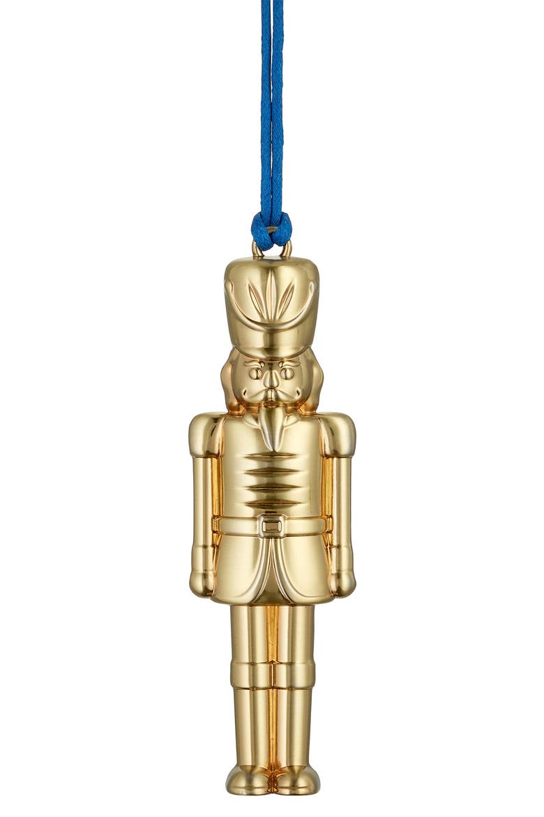 Christmas Nutcracker Ornament, Main, color, GOLD