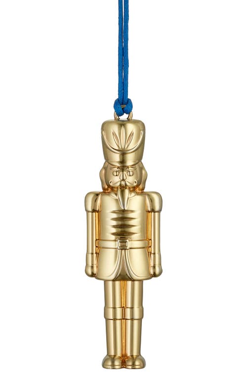 Waterford Christmas Nutcracker Ornament in Gold 