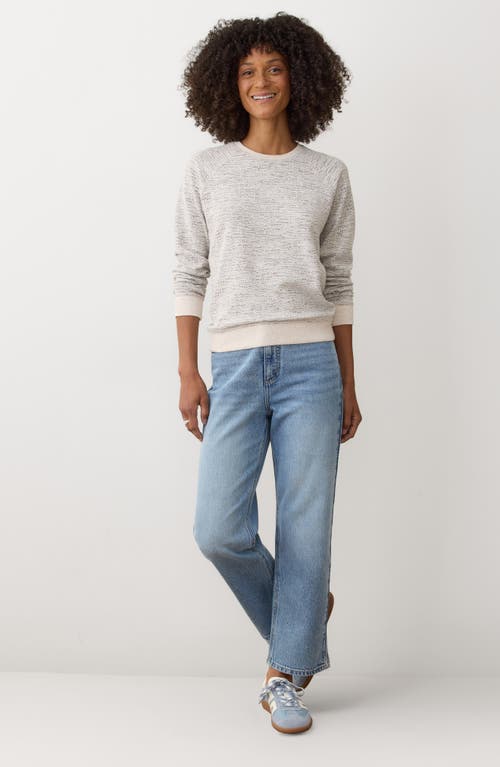 Marine Layer Juno Reversible Double Knit Top In Gray