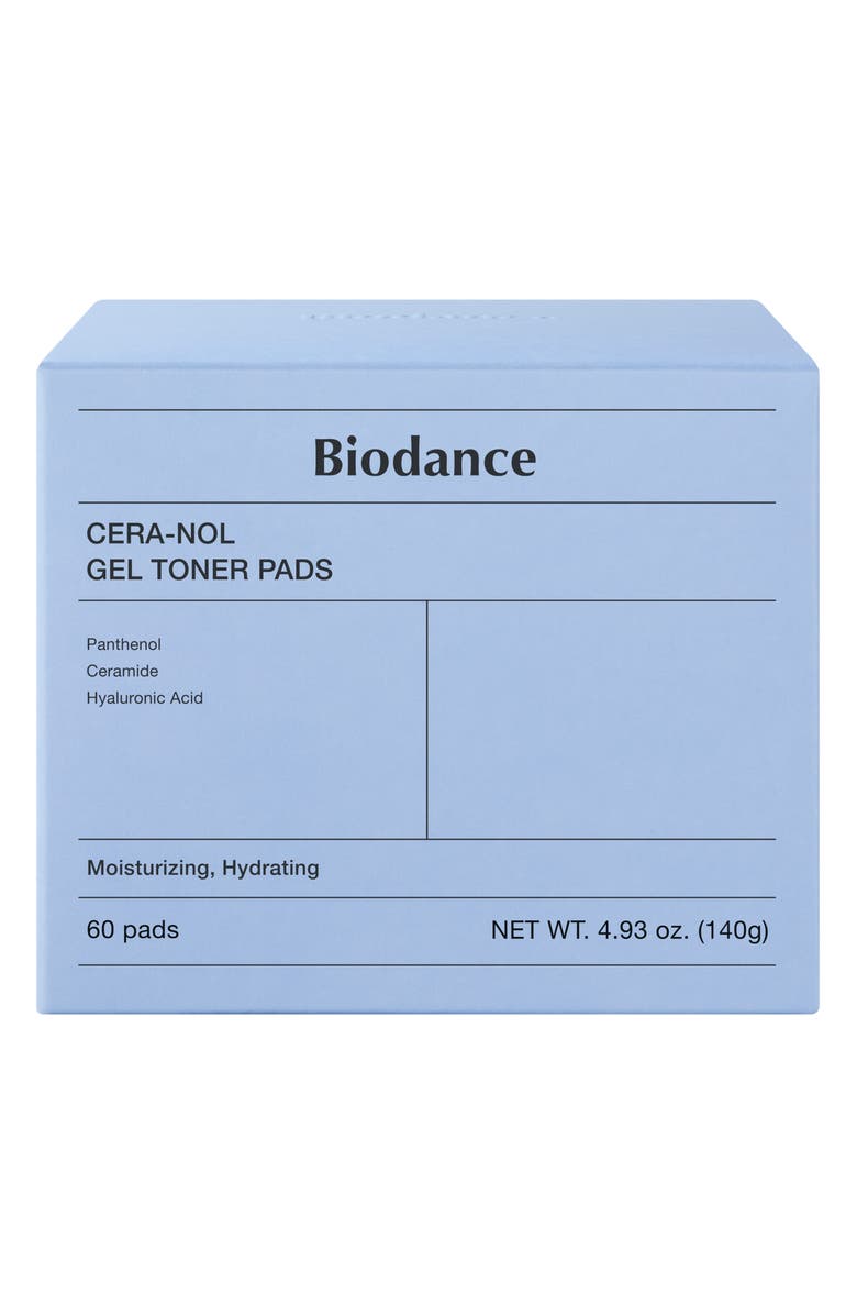 BIODANCE Cera-nol Gel Toner Pads, Alternate, color,