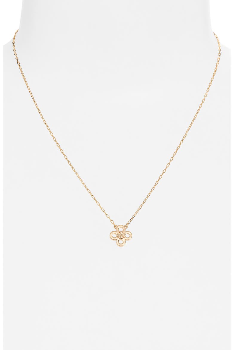 Forget Me Not Necklace, Alternate, color, TORY GOLD