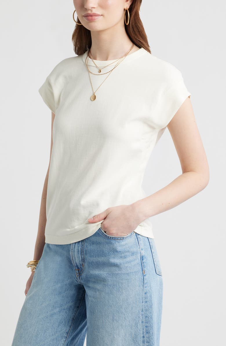 Treasure & Bond Drop Shoulder T-Shirt, Alternate, color, Ivory Egret