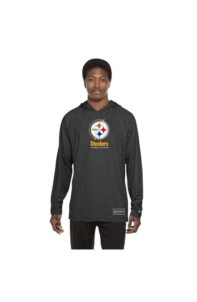New Era Men's New Era Black Pittsburgh Steelers Functional Fandom Hoodie, Alternate, color, Black