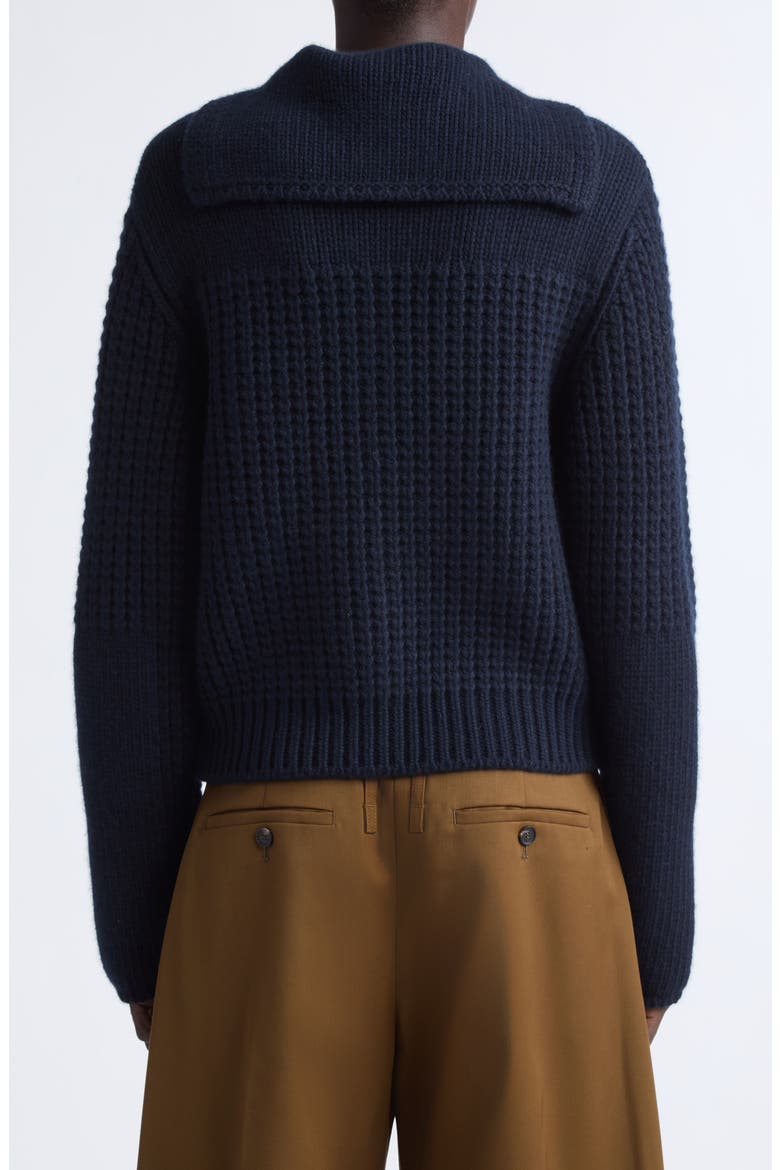 Wool & Cashmere Cardigan, Alternate, color, NEW NAVY