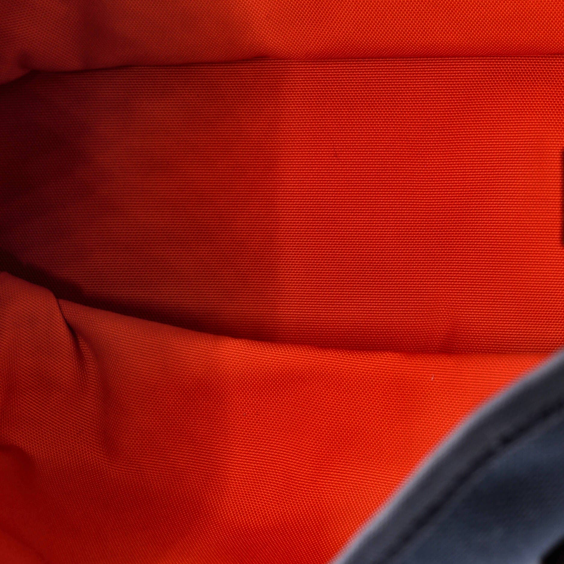 Pre-Owned Hermes Sac De Pansage Groom Handbag Canvas, Alternate, color, Bleu Nuit