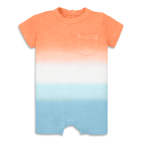 Primary Baby Pocket Shortie In Dip-dye In Goldfish Dip Dye
