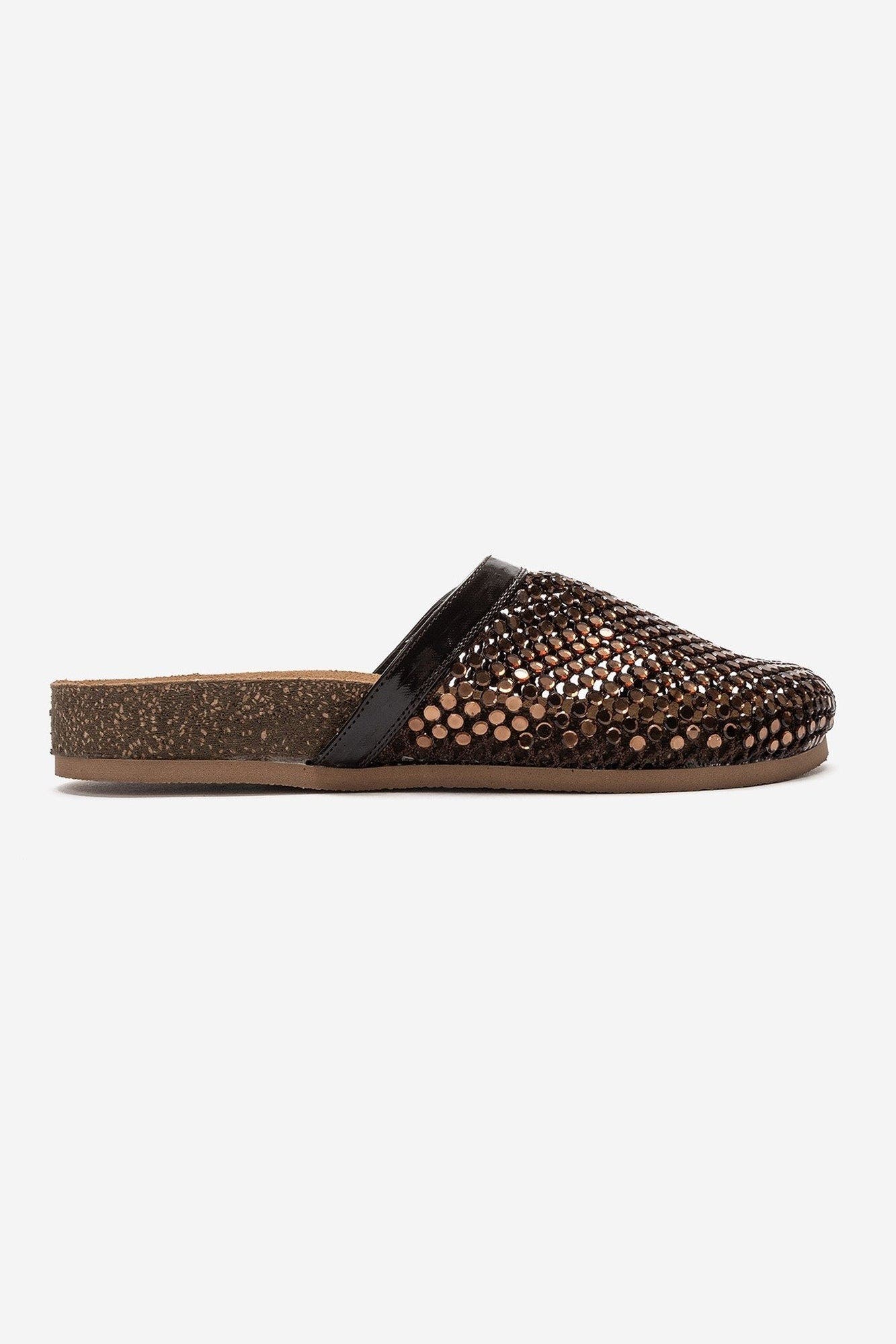 Montera Embellished Mule, Alternate, color, Brown