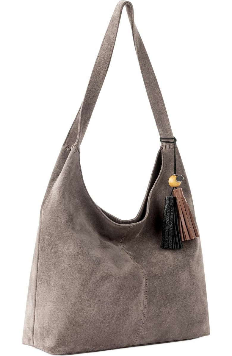The Sak Huntley Hobo Bag, Alternate, color, Mushroom Suede
